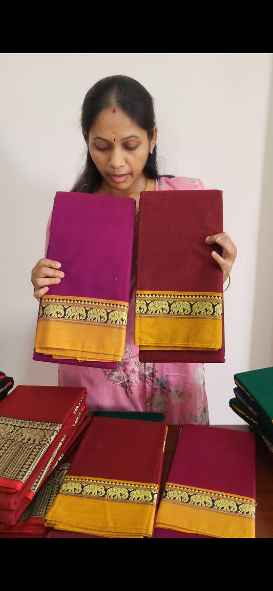 Narayanpet Cotton Handloom Saree